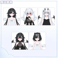 Кастомизируемая Live2D модель ангела и демона Twin Angel Devil