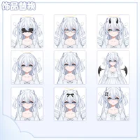 Кастомизируемая Live2D модель ангела и демона Twin Angel Devil