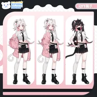 Live2D-модель неко-девушки White Cat / Black Cat Yamikawaii Girl
