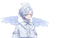 Live2D-модель White Hair Angel Boy