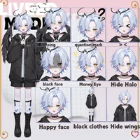 Live2D-модель White Hair Angel Boy