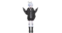 Live2D-модель White Hair Angel Boy V2.0
