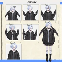 Live2D-модель White Hair Angel Boy V2.0