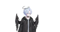 Live2D-модель White Hair Angel Boy V2.0