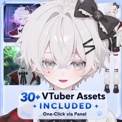 Live2D-модель White Hair Shota