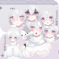 Live2D-модель White-haired Demon Kitten
