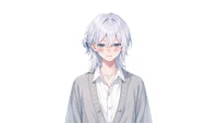 Live2D модель парня White-Haired Shonen