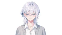 Live2D модель парня White-Haired Shonen