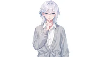 Live2D модель парня White-Haired Shonen
