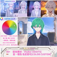 Live2D модель парня White-Haired Shonen