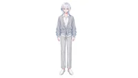 Live2D модель парня White-Haired Shonen