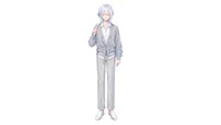 Live2D модель парня White-Haired Shonen