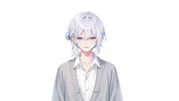 Live2D модель парня White-Haired Shonen
