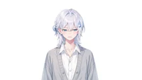 Live2D модель парня White-Haired Shonen