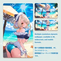 Live2D-модель Yao Rui: летняя горничная в купальнике