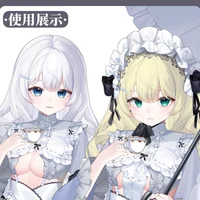Live2D-модель Yofuku Shoujo 1 в полный рост