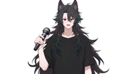 Live2D-модель витубера Yuki — волк-айдол