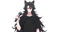 Live2D-модель витубера Yuki — волк-айдол