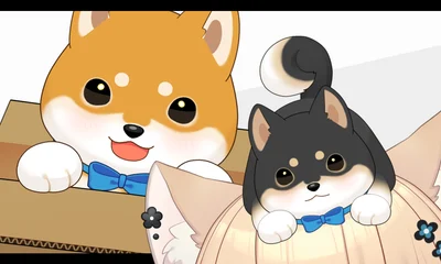 Live2D собака на голову для VTube Studio