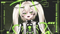 Поясная Live2D-модель Robogirl Prototype-001