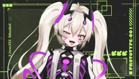 Поясная Live2D-модель Robogirl Prototype-001