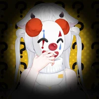 Маска клоуна JOKER в руке для VTube Studio