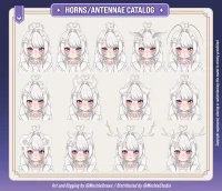 Кастомизируемая Live2D модель Midnight от Moshie Studio