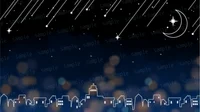 Набор фонов для стримов Ночь и ночной пейзаж