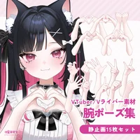 Набор поз рук для VTuber (15 видов)