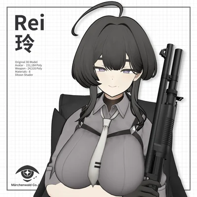 Оригинальная 3D-модель Rei