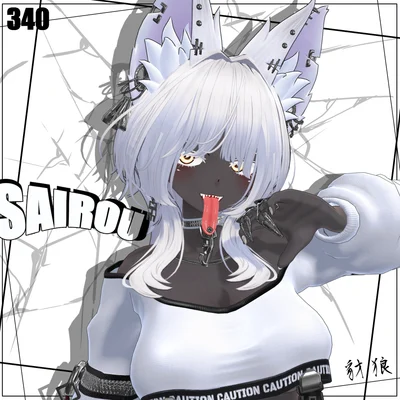 Оригинальная 3D-модель Sairou для VRChat