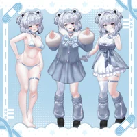 Оригинальная 3D-модель Kumaly (Hikikumari no Kumari)