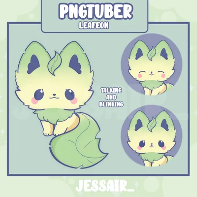 PNGtuber-модель Leafeon