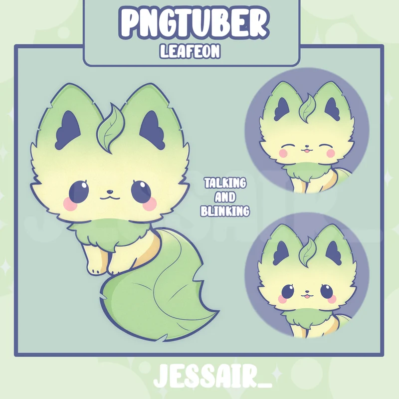 PNGtuber-модель Leafeon