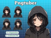 PNGtuber-модель Emo Girl