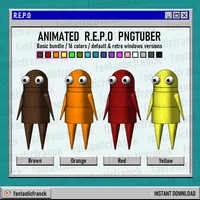 Анимированный PNGTuber REPO Basic Bundle для PNGTuber Plus