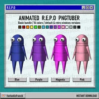 Анимированный PNGTuber REPO Basic Bundle для PNGTuber Plus