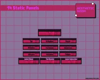 Пакет оверлеев для стрима Retro Red Purple
