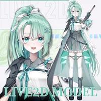 Live2D-модель самурая Samurai в полный рост