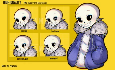 PNGTuber-модель Sans