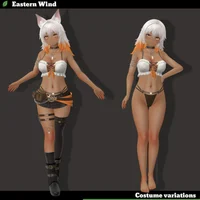 3D-модель Sharlen для VRChat
