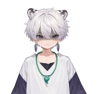Snow Leopard Boy — Live2D модель витубера снежный барс