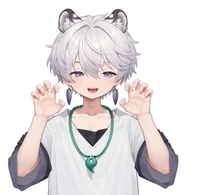 Snow Leopard Boy — Live2D модель витубера снежный барс