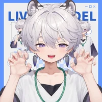 Snow Leopard Boy — Live2D модель витубера снежный барс