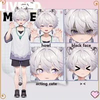 Snow Leopard Boy — Live2D модель витубера снежный барс