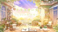 Анимированный фон и оверлеи для стримов Terrace Garden