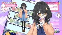 Live2D модель Ayane: Literary Girl Streaming Idol