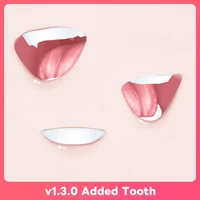 Текстуры рта и языка Realistic Mouth Inside and Tongue Texture для VRoid