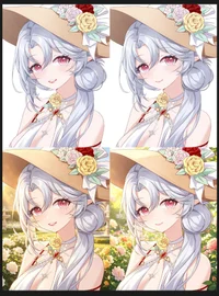 VTuber модель Loreia: Белая змея в купальнике