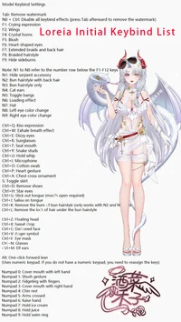 VTuber модель Loreia: Белая змея в купальнике